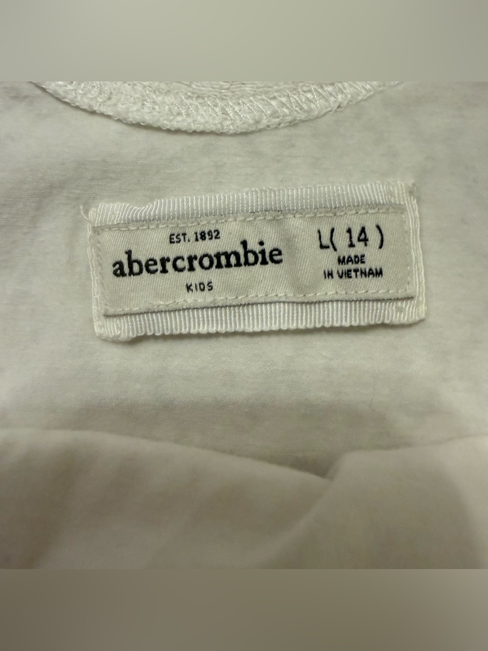 Abercrombie Kids Girls’ White Lace Dress, Fully Lined, Sz. L (14) - Picture 4 of 4